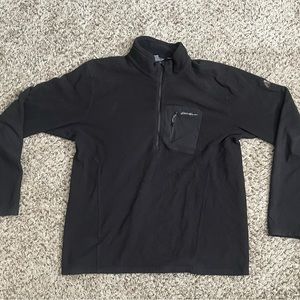 Eddie Bauer 1/4 zip, black, XL